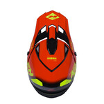 Track Helmet Graphic  Focus Red