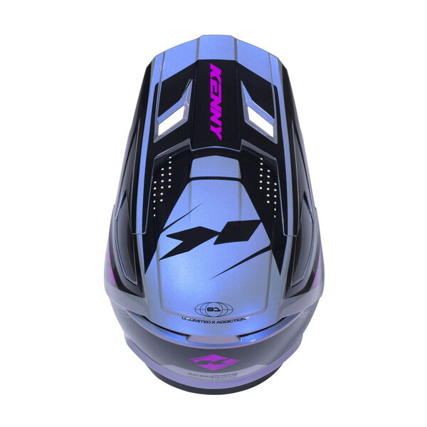 Performance Helmet Graphic  Racing Diamond Purple