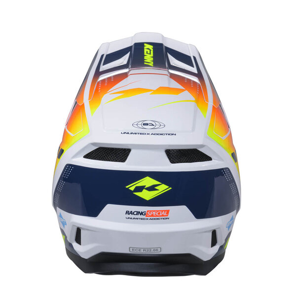 Performance Helmet Graphic  Racing Navy Orange