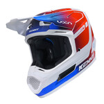 Performance Helmet Graphic  Racing Red Blue