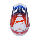 Performance Helmet Graphic  Racing Red Blue