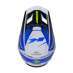 Performance Helmet Graphic  Racing White Blue