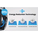 Performance Helmet Graphic  Racing White Blue