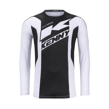 Track Jersey Zoom Black White
