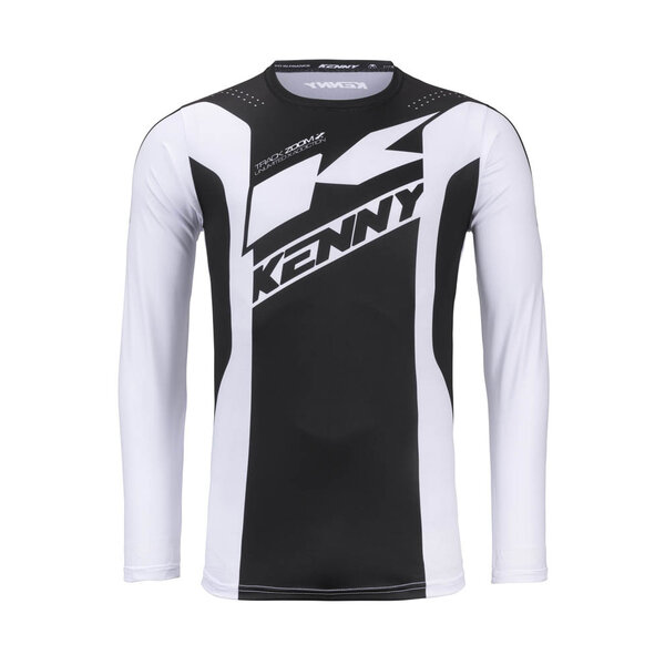 Track Jersey Zoom Black White