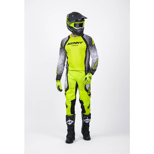 Force Pixel Pants Pixel White Neon Yellow