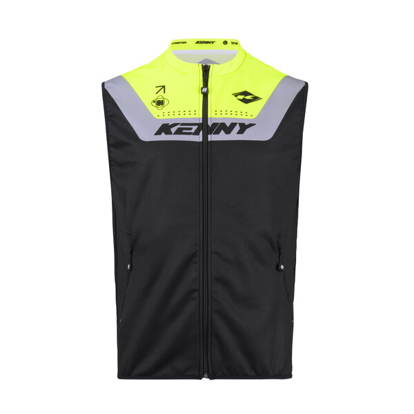Summer Graphic Bodywarmer Neon Yellow