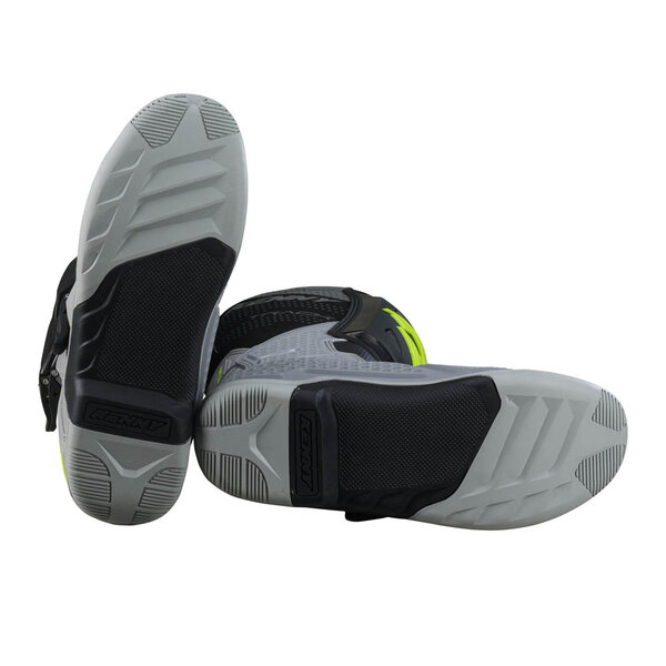 T2 Track Boots Grey Neon Yellow