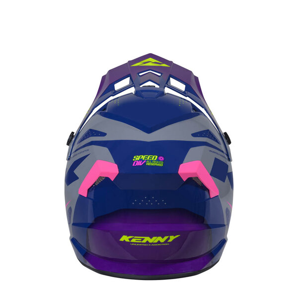 Track Helmet Kid Graphic  Speed Purple Pink