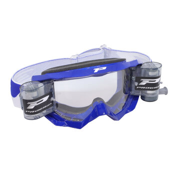 Progrip Goggle Venom 3200 Blue + XL Roll Off 40mm / Clear Lens / NoFog-AntiScratch
