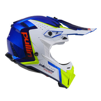 Graphic + Pull in Helmet Master Blue