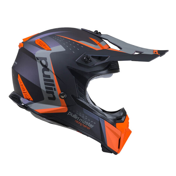 Graphic + Pull in Helmet Master Orange