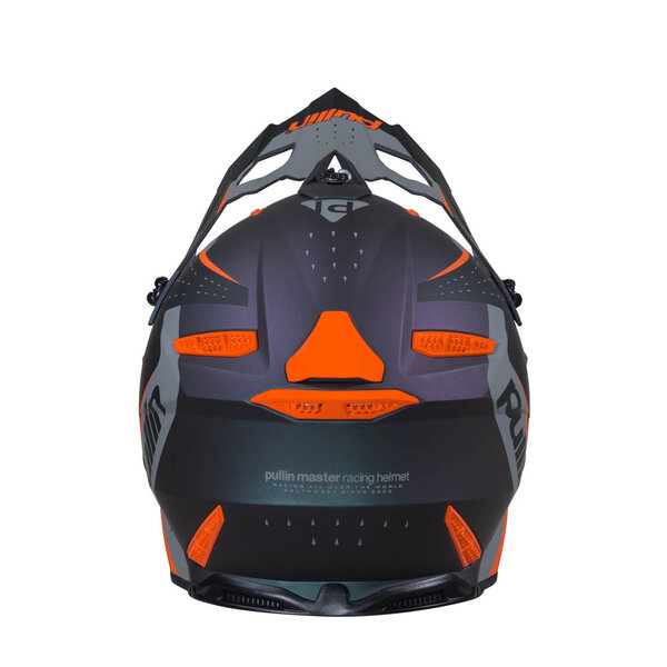 Graphic + Pull in Helmet Master Orange