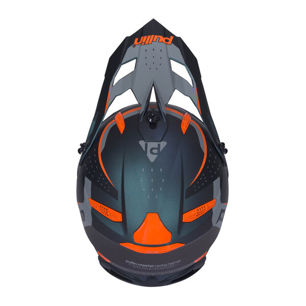 Graphic + Pull in Helmet Master Orange