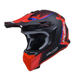 Graphic + Pull in Helmet Master Red