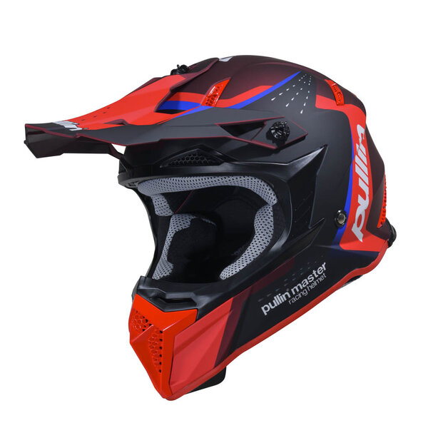 Graphic + Pull in Helmet Master Red