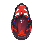 Graphic + Pull in Helmet Master Red