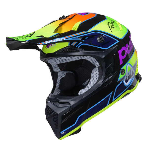 Graphic + Pull in Helmet Team Neon