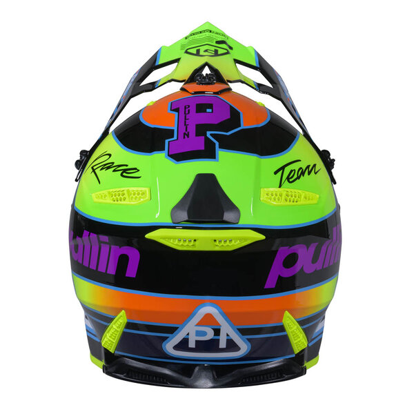 Graphic + Pull in Helmet Team Neon