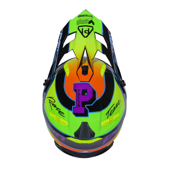 Graphic + Pull in Helmet Team Neon