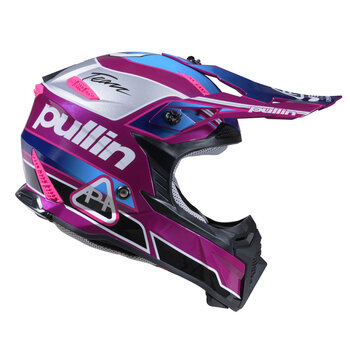 Graphic + Pull in Helmet Team Silver