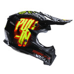 Graphic + Pull in Helmet Trash Red