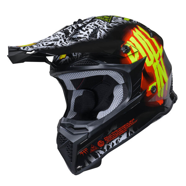 Graphic + Pull in Helmet Trash Red