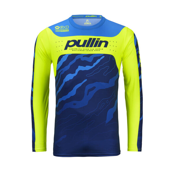 Pull In Master Race Jersey Camo Navy Neon