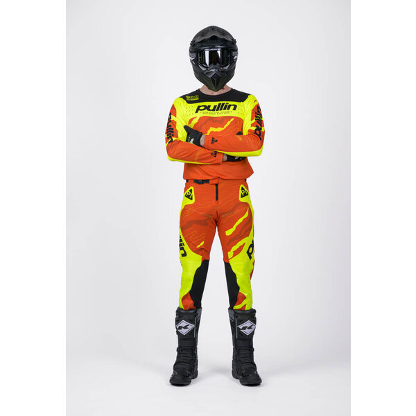 Pull In Master Race Jersey Camo Orange Neon
