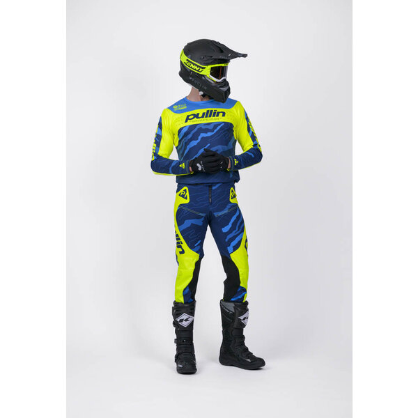 Pull In master Race Pants Camo Navy Neon
