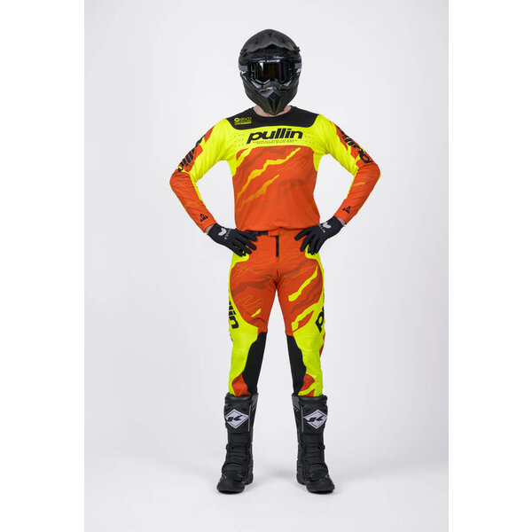 Pull In master Race Pants Camo Orange Neon