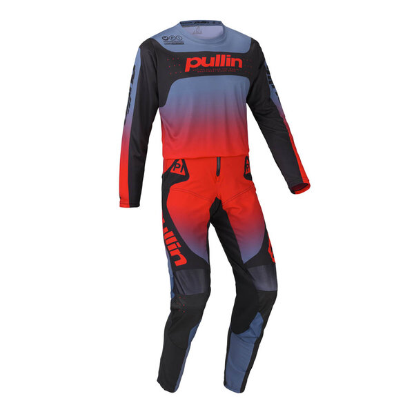 Pull In master Race Pants Gradient Grey Red