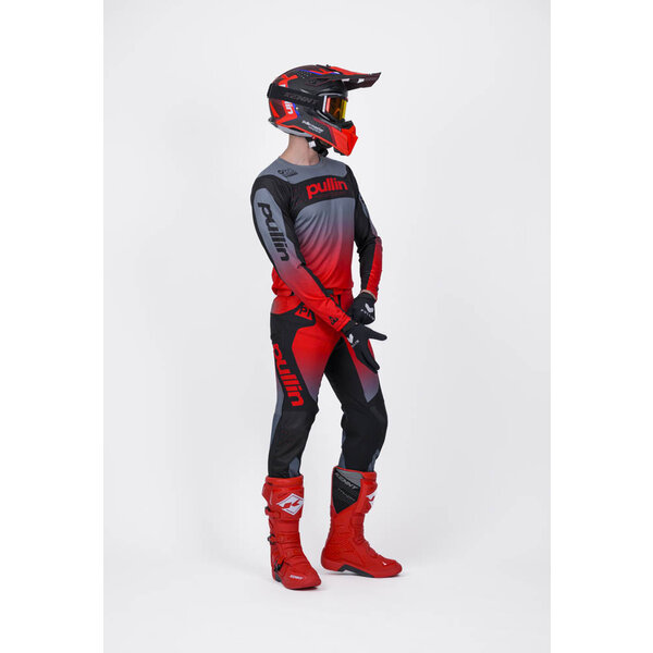 Pull In master Race Pants Gradient Grey Red