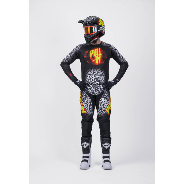 Pull In Trash Jersey Black Neon