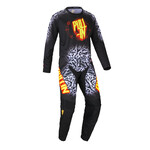 Pull In Trash Pants Black Neon