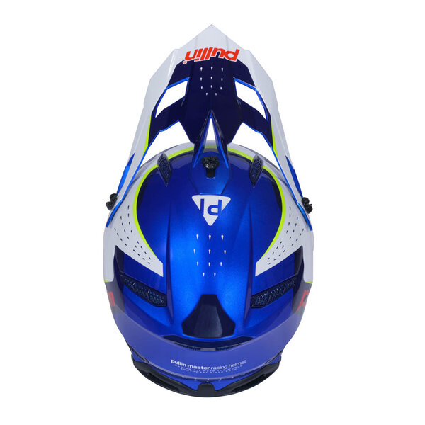 Graphic + Pull In Helmet Kid Master Blue
