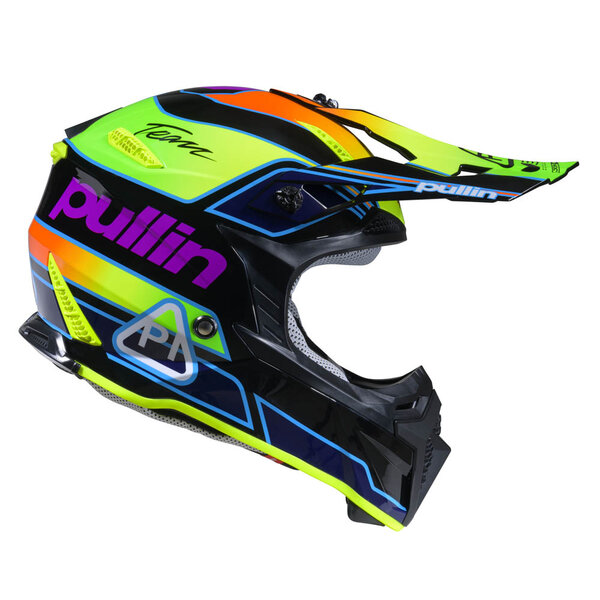 Graphic + Pull In Helmet Kid Team Neon