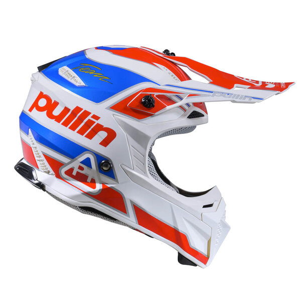 Graphic + Pull In Helmet Kid Team red Blue
