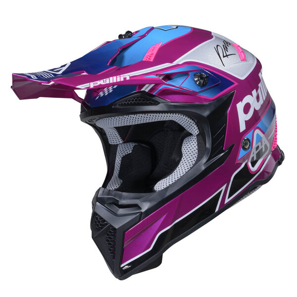 Graphic + Pull In Helmet Kid Team Silver