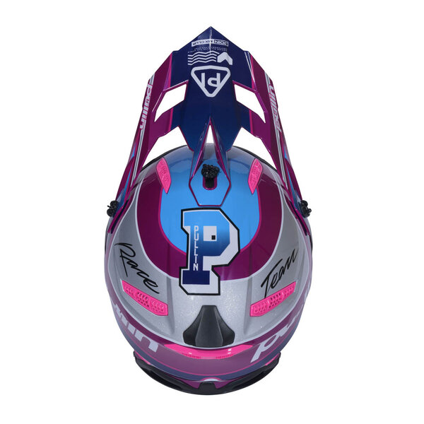 Graphic + Pull In Helmet Kid Team Silver