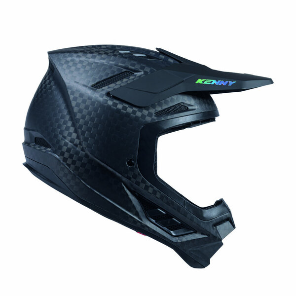Titanium Carbon Helmet  Big Carbon Matt Holographic