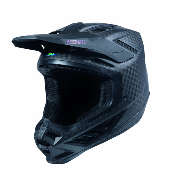 Titanium Carbon Helmet  Big Carbon Matt Holographic