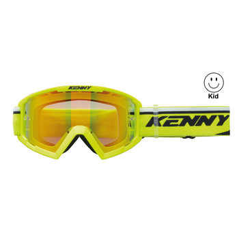 Track + Goggles Kid Neon Yellow