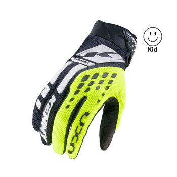 Track Gloves Kid Neon Yellow