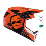 Elite Helmet Graphic + Orange