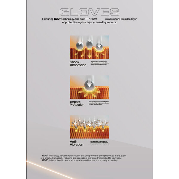 D30 Titanium Gloves Orange