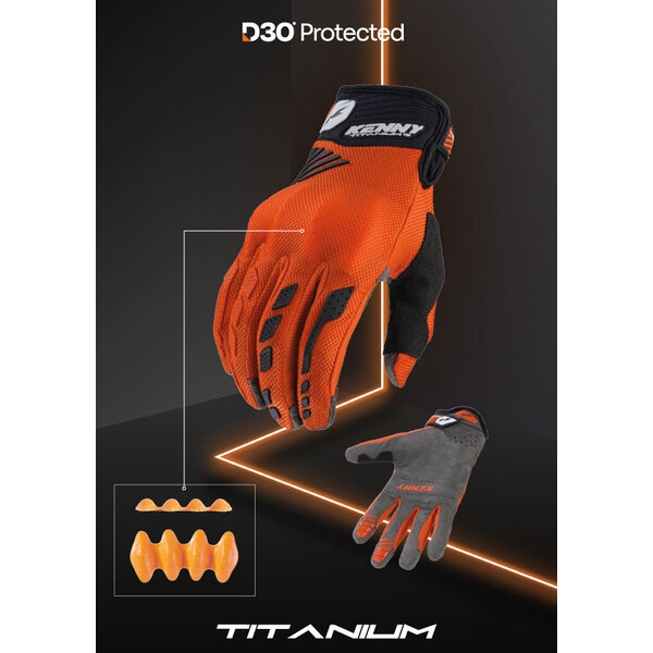 D30 Titanium Gloves Blue