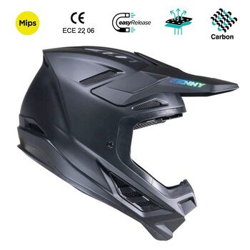 Titanium Carbon Helmet  Shiny Carbon