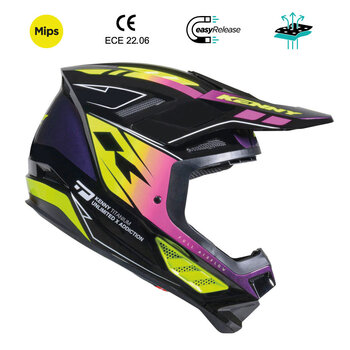 Titanium Graphic Helmet Gradient Purple