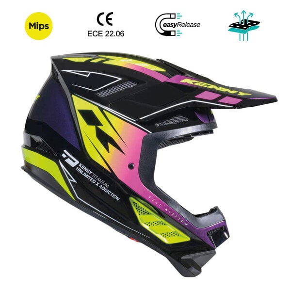 Titanium Graphic Helmet Gradient Purple